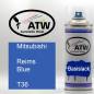 Preview: Mitsubishi, Reims Blue, T36: 400ml Sprühdose, von ATW Autoteile West.